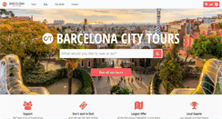 Desktop Screenshot of barcelonacitytours.com